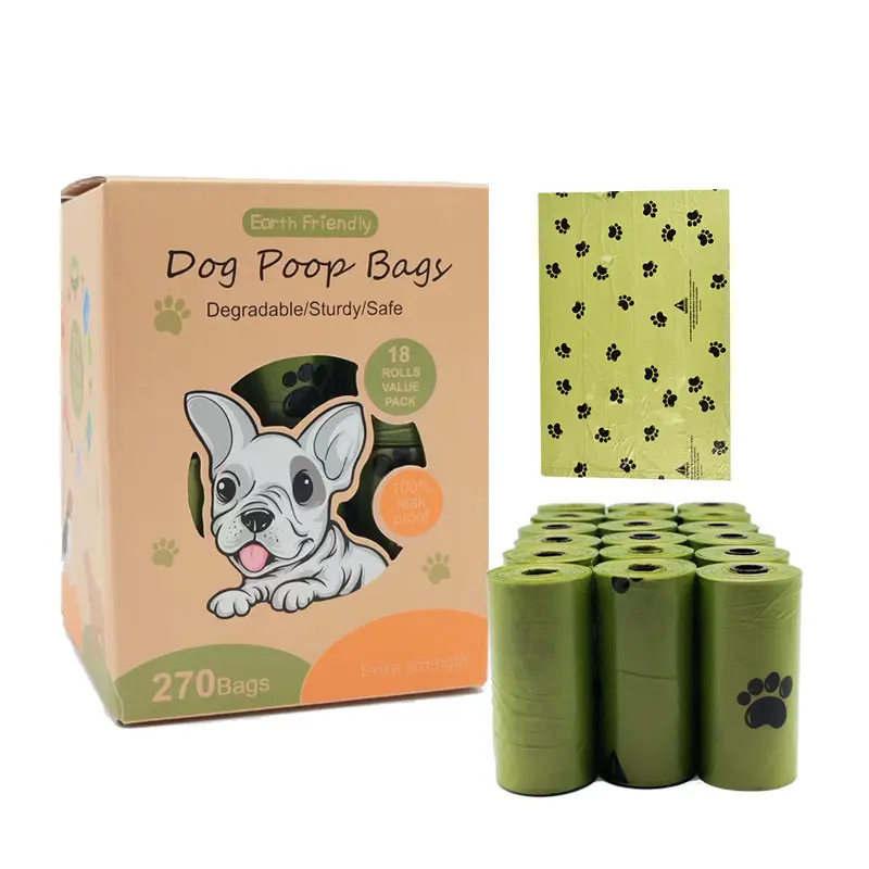 Biodegradable Dog Poop Bags Rolls 270 Count