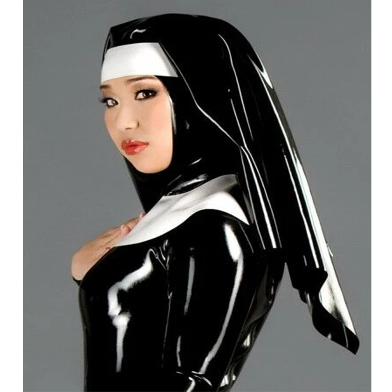 Latex Nun Headgear Set Of 2