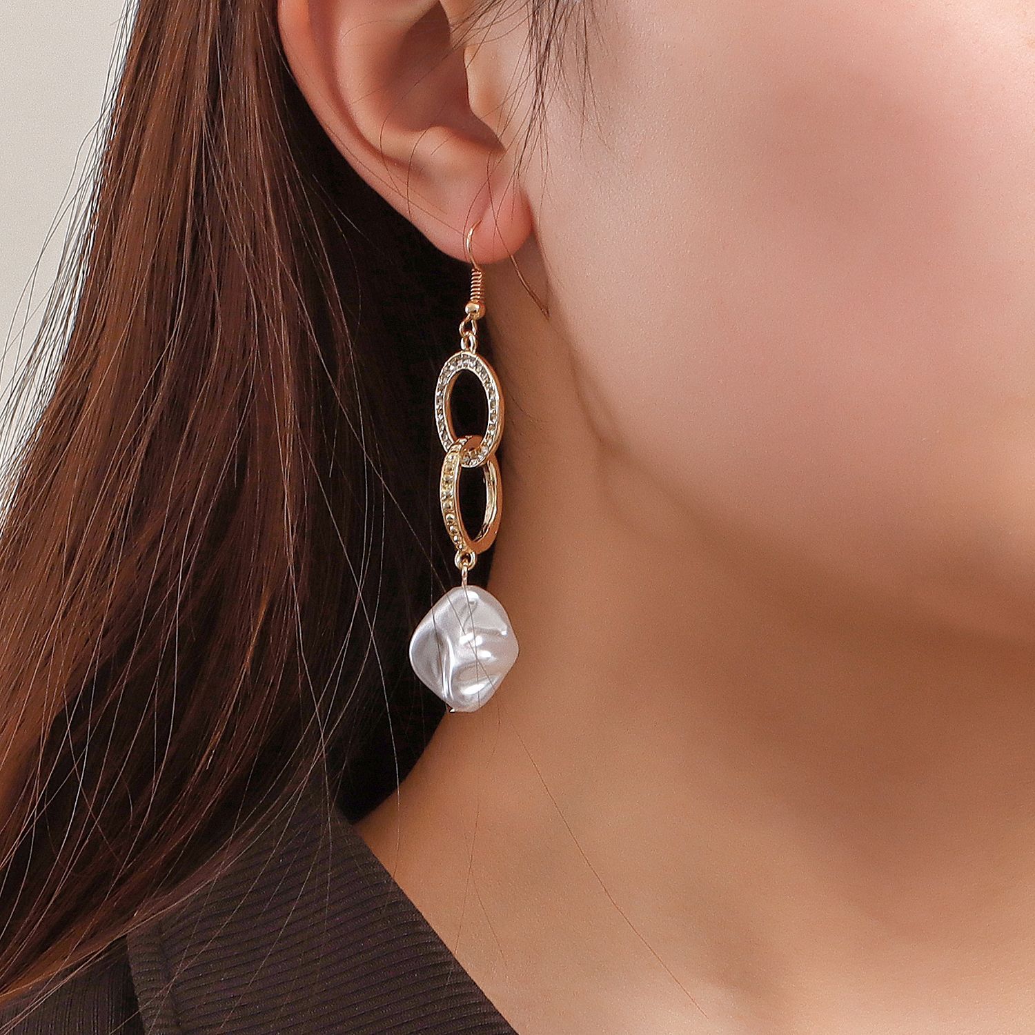 Title 1, Street Shooting Hollow Stud Earrings for Women....