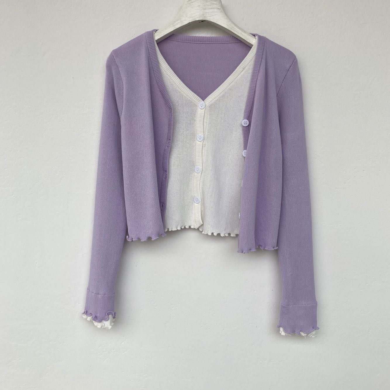 Girl Loose Lazy College Style Cardigan Coat - Image 19