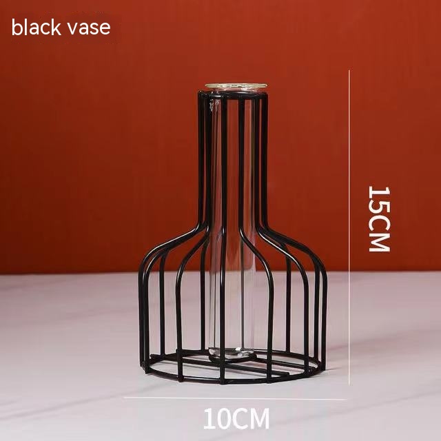 Title 1, Gold Wrought Iron Vase Photo Shooting Decoration