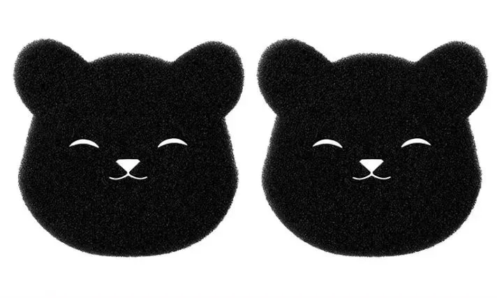 Bear Shape Sponge Cleaning Ball Washing Machine Laundry Ball Pet Hair Remover Reusable Clothes Sofa Cat Dog Hair Cleaning Sponge - Bear