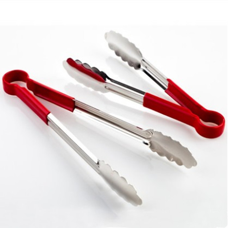 Title 1, Stainless Steel Red Silicone Handle Bread Clip