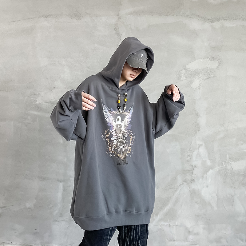 Title 5, Hiphop sweatshirt met capuchon en engelenprint