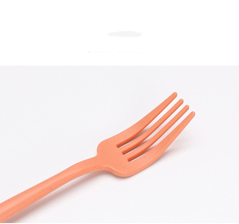 Title 5, Wheat Portable Cutlery Set Knife Fork And Spoon