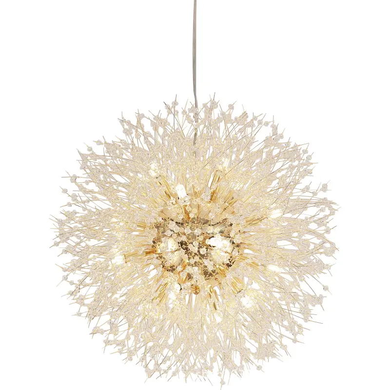 Dandelion Crystal Chandelier Restaurant Bedroom Clothing Shop Lighting