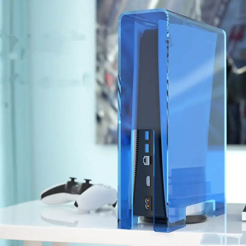 Handle Storage Box Acrylic Ps4slim Host Cooling Game Console Protection Case