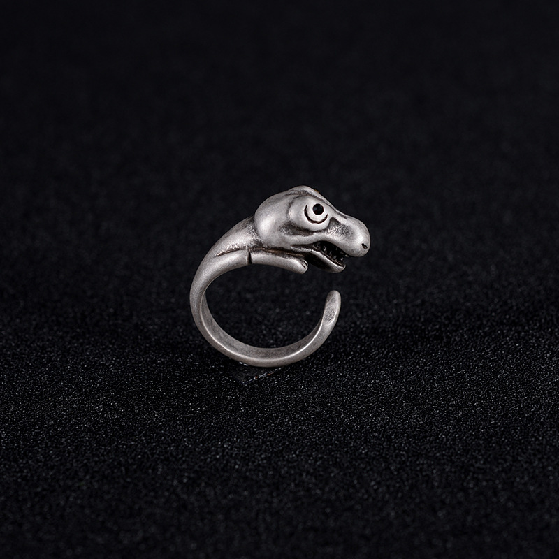 Women's Jewelry Zodiac Dinosaur Stainless Steel Ring