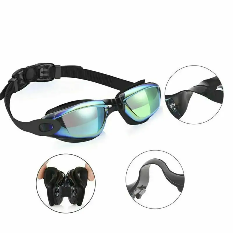 Adjustable Anti Fog Swimming Goggles Ultra-clear Vision For Men Women Kids