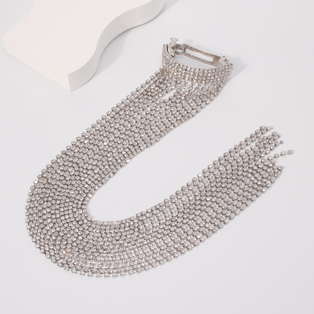 Hair Accessories Geometric Claw Chain Retro Temperament Chain Hairpin Female