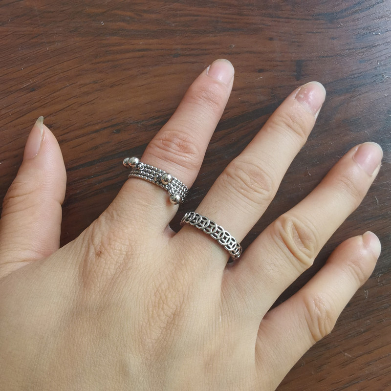 Flexible Four-bead Multi-layer Ring Female Japan And South Korea