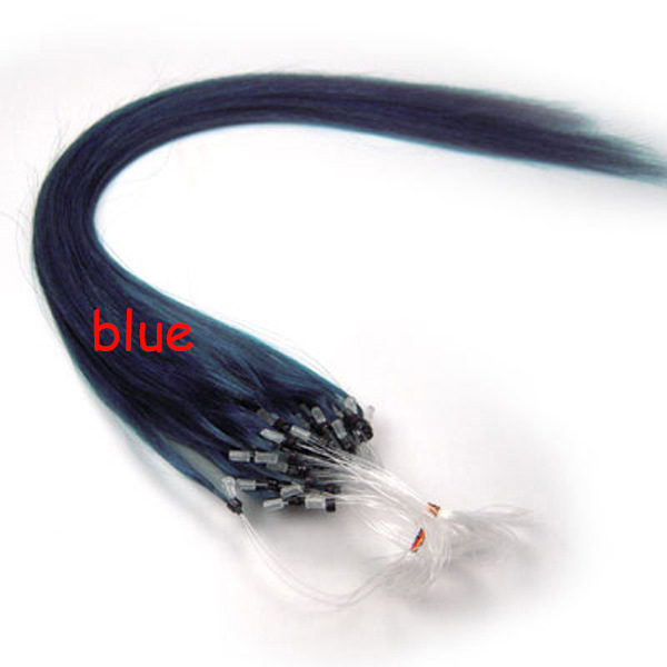 Pure Hair Color Fishing Line Extensions Bundles Blue - Shop at LoveMi