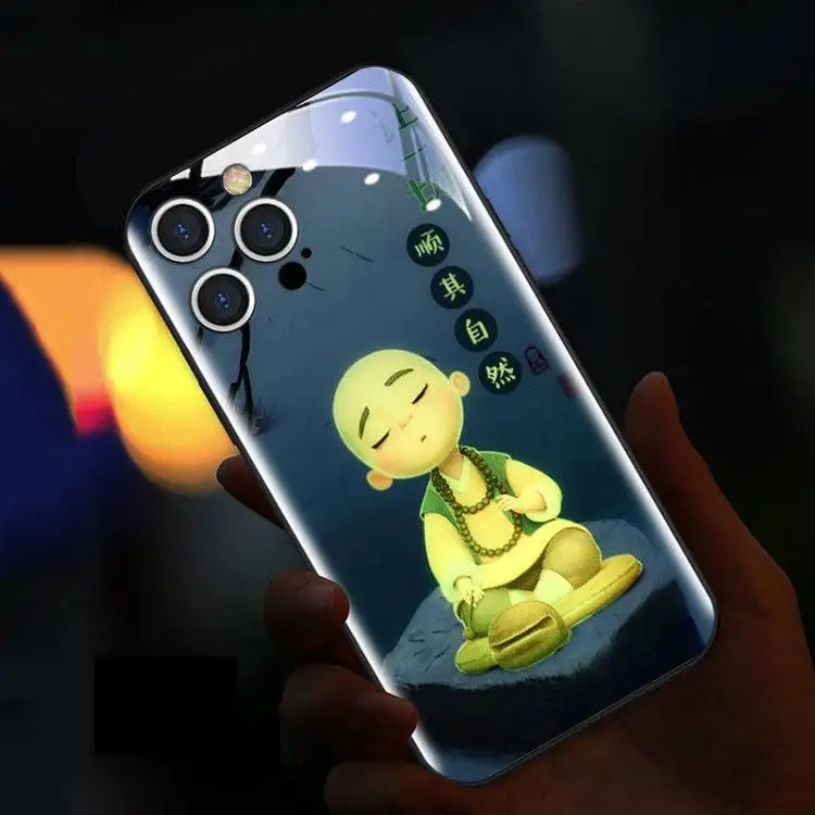New Luminous Glass Phone Case
