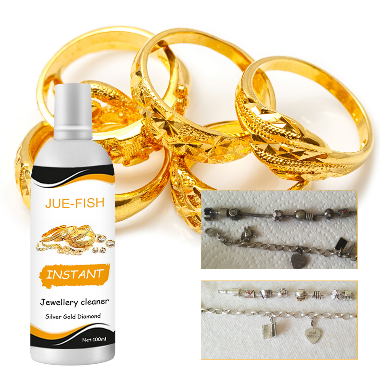 Jewelry Cleaning Solution Jewelry Maintenance Decontamination Cleaning - Image 9