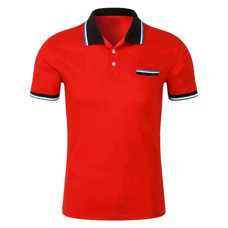 Men's Fashion Lapel Short Sleeve T-Shirt