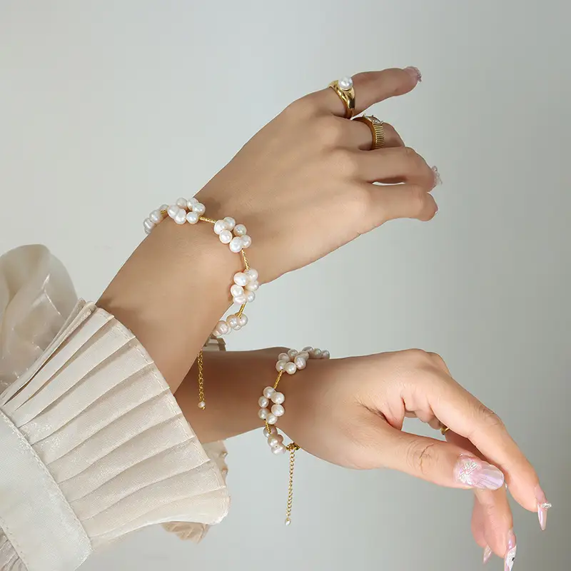 Pearl Hand String Copper Material Is Fashionable
