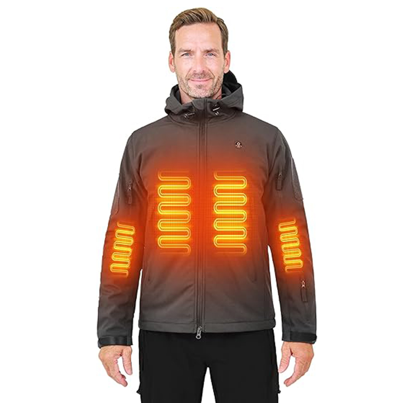 Men's Heated Winter Jacket with Battery Pack. WATER-RESISTANT SOFT SHELL MATERIAL: ANTARCTICA GEAR heated jacket built with upgraded high-quality water-resistant soft shell fabric. Our heated jacket keeps you warm in cold winter weather. The interior is m