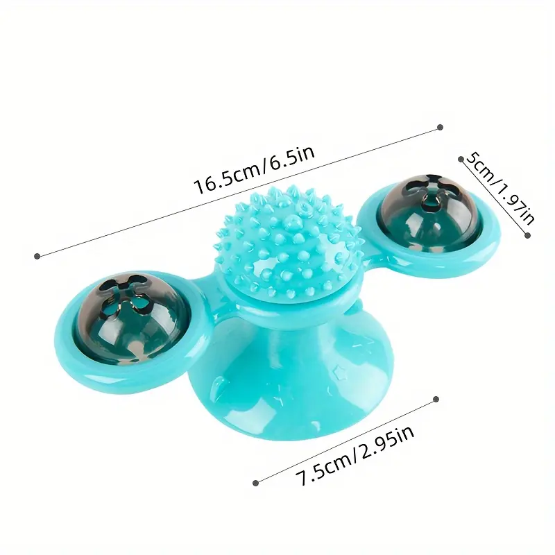 New Windmill Cat Toys Cute Rotating Interactive