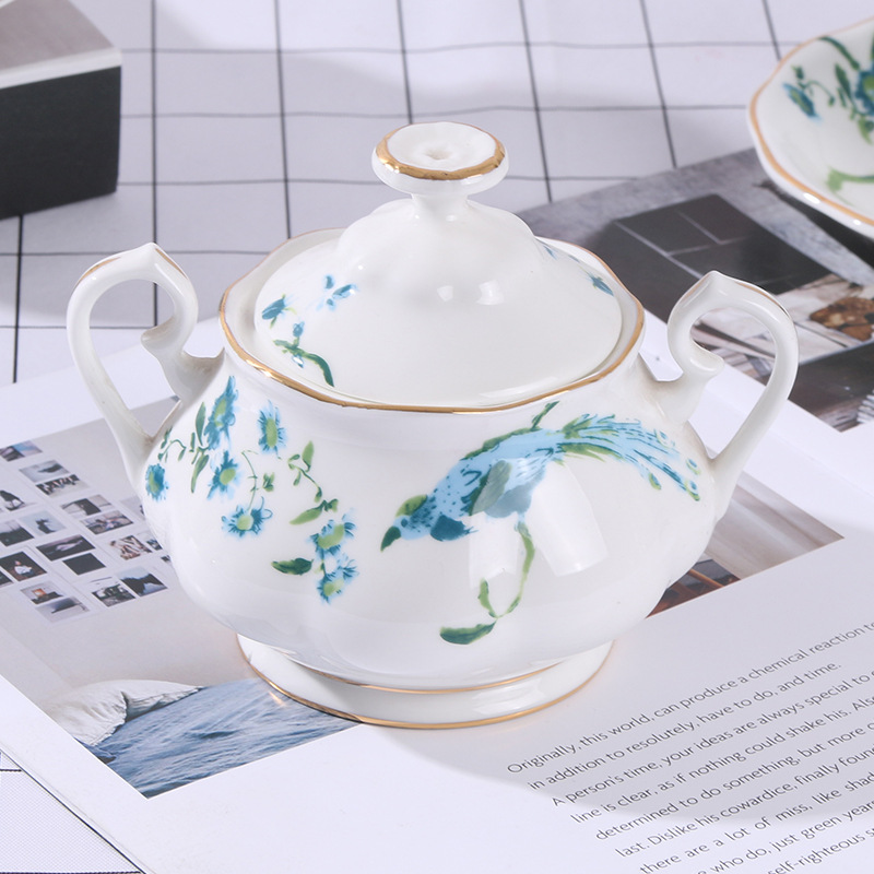 Title 5, Green Phoenix Afternoon Tea Bone China Coffee C...