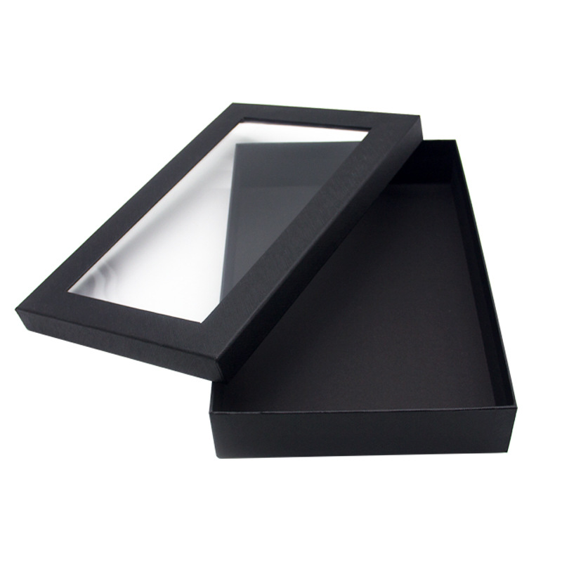 Rectangular Clothes Box Window Visual Shirt Gift Box Large Size Universal Use Tiandigai Paper Box
