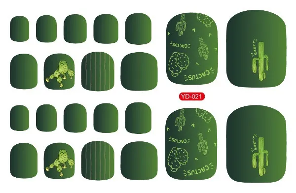 Summer Fashion Manicure Foot Sticker Yd021 - Shop at LoveMi