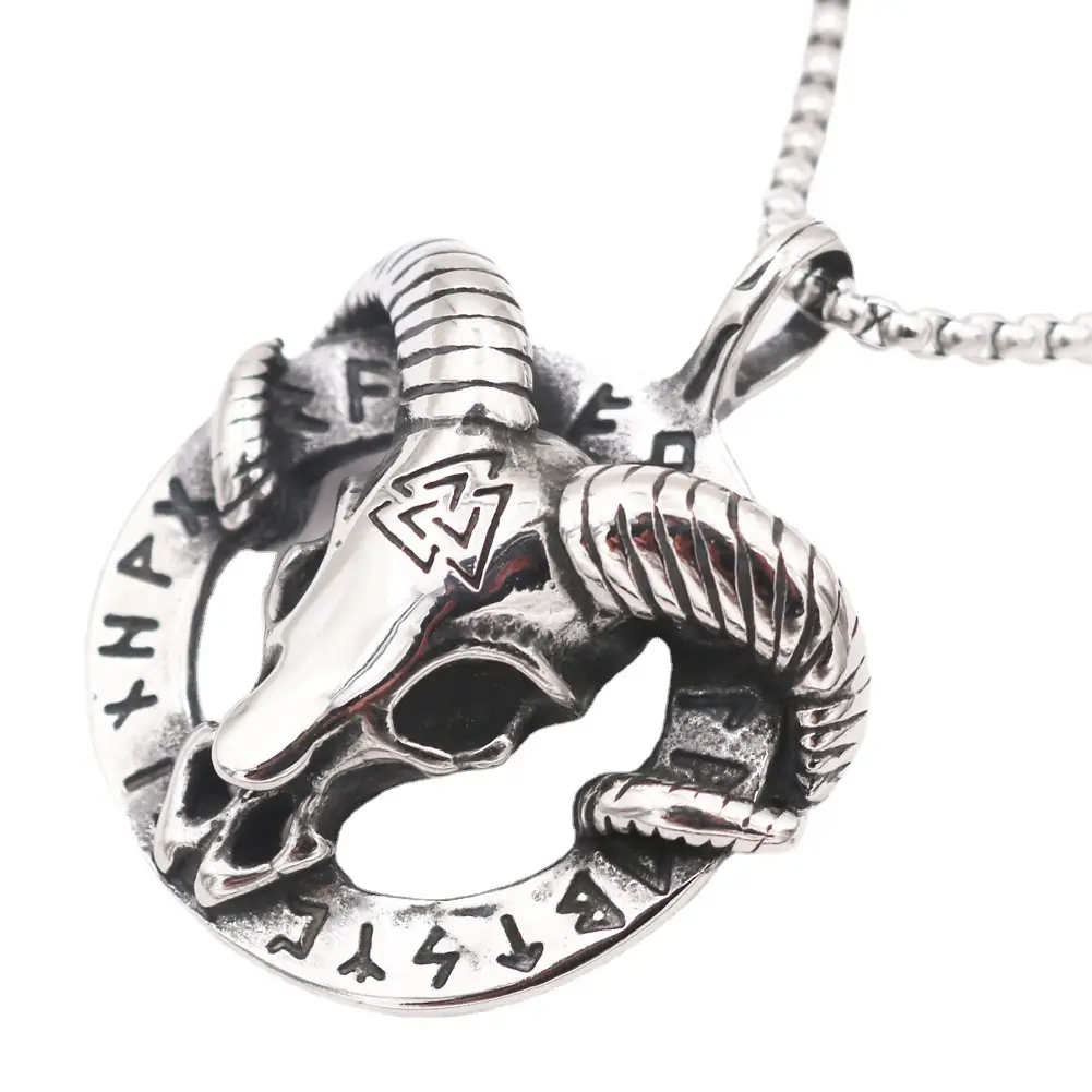 Titanium Steel Triangle Stainless Steel Men's Pendant