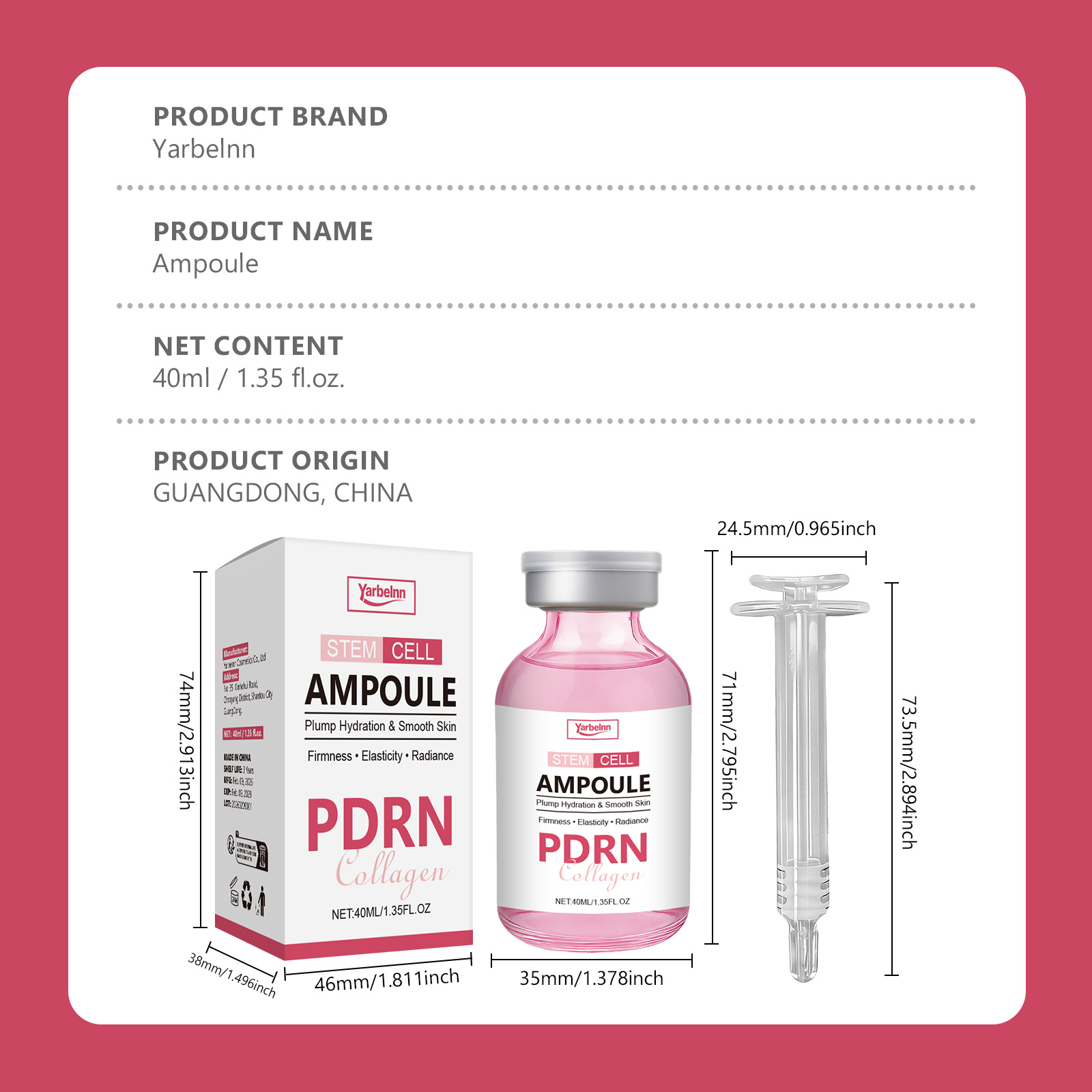 Ampoule Skin Care Liquid 40ml — foto 10