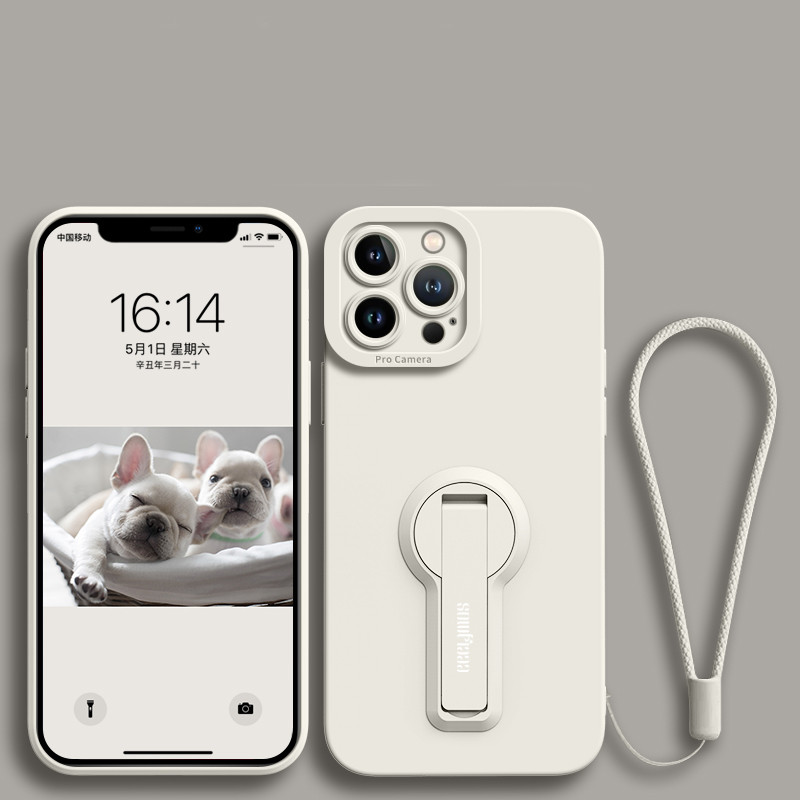 Fashion Minimalist Solid Color Silicone Phone Case Protector - Image 2