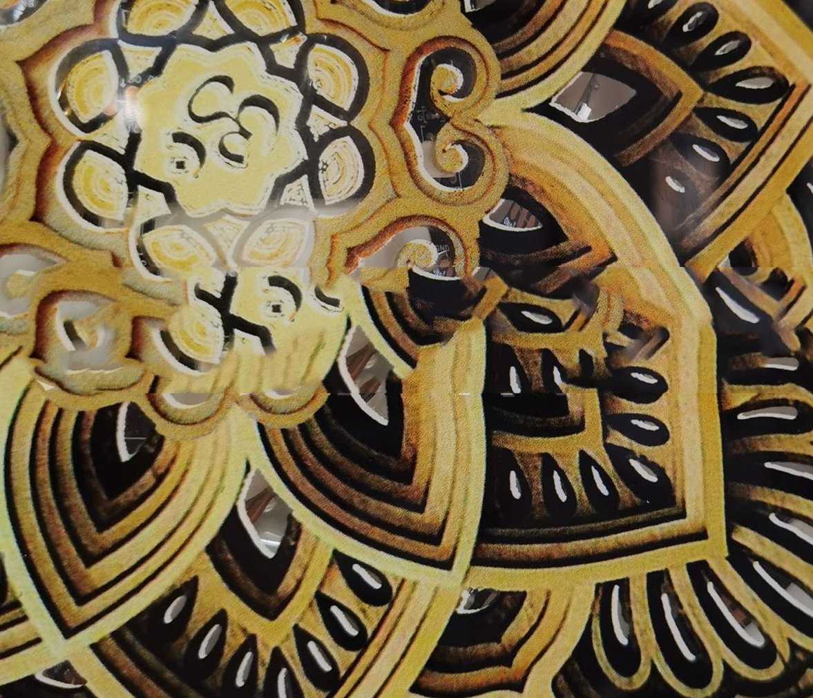 Round Mandala Night Light, picture 3 of 4