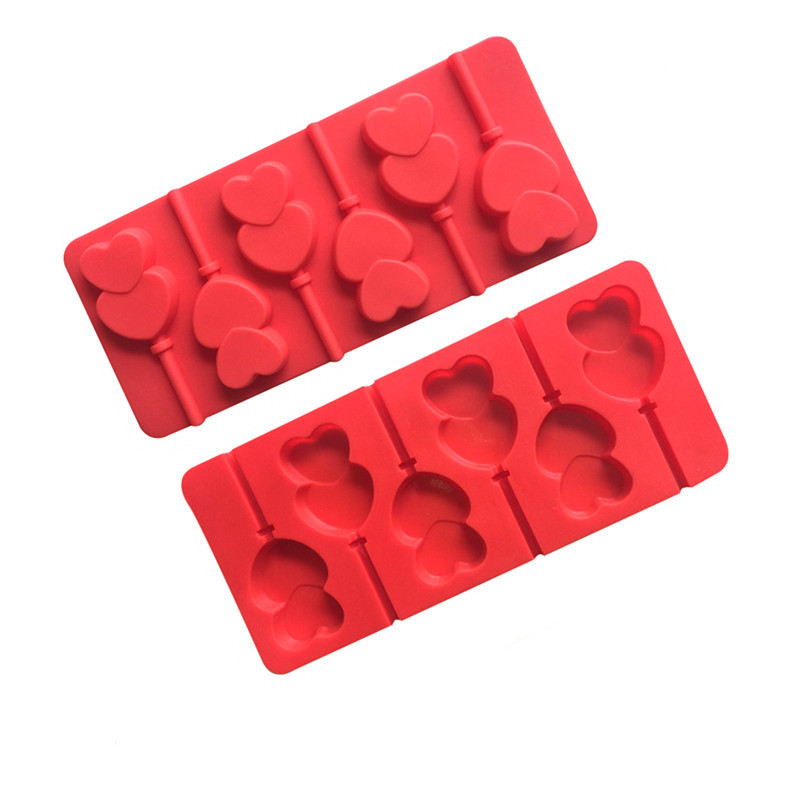 Title 1, Double Love Silicone Lollipop Baking Mold