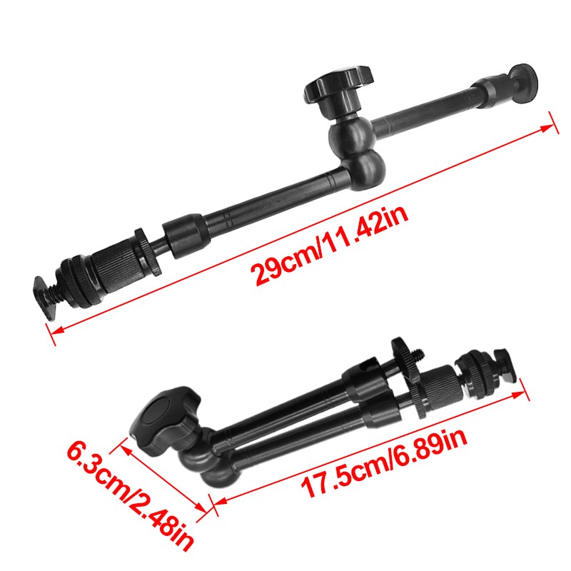 2X  Magic Arm Super Crab Clamp For Camera Monitor LED Video Fill Lights