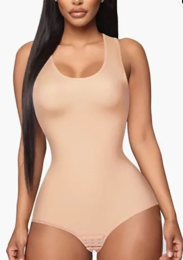 Triangle Body Sculpting Bodysuit Beautiful Back Skin - Shop at LoveMi