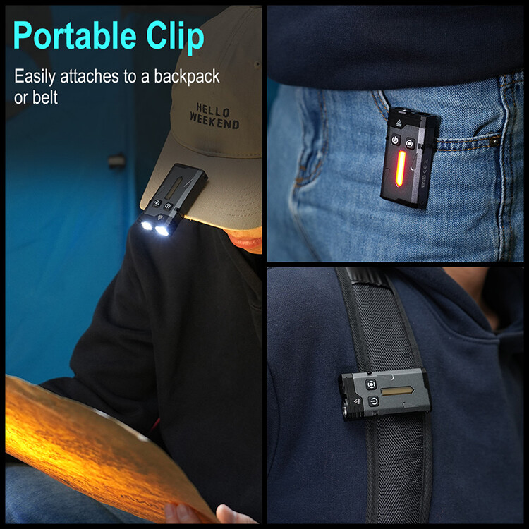 UV EDC Ultra Bright Rechargeable LED Key Chain Flashlight — image 12