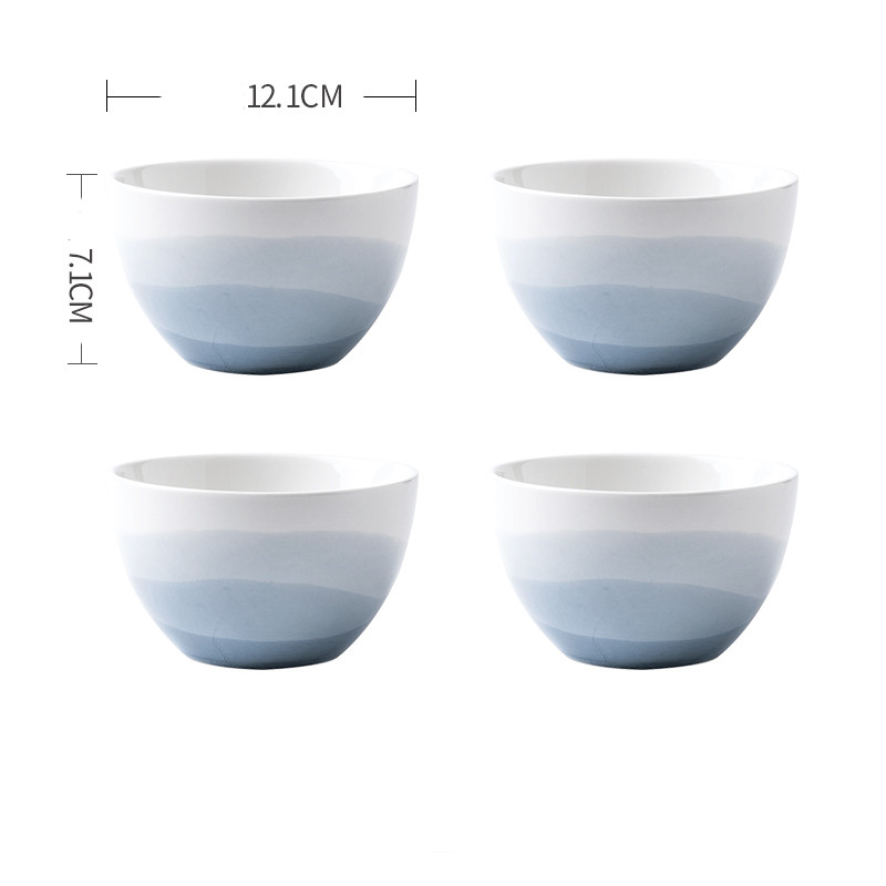 Title 5, 4.5 Inch Creative European Ceramic Bowl Set