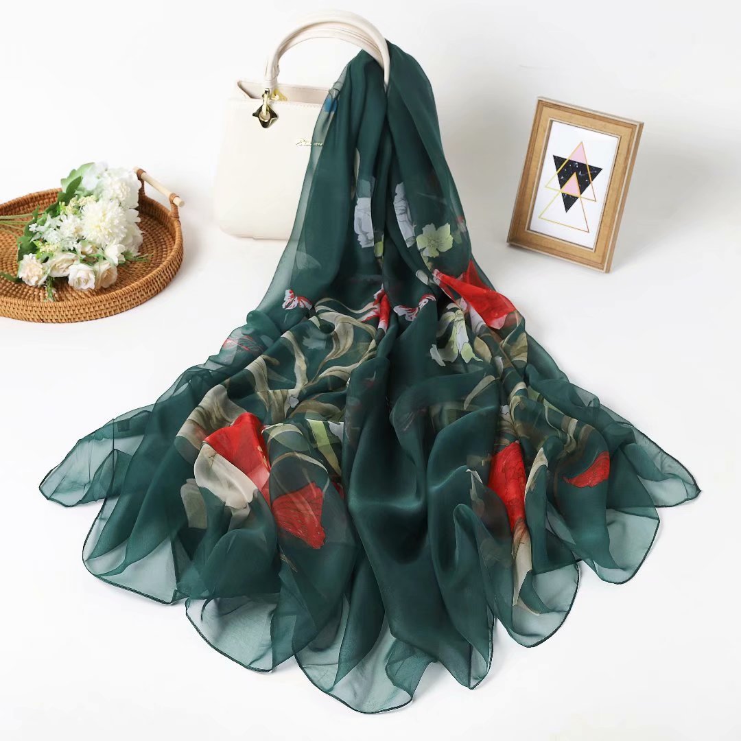 Yourou Yarn Silk Scarf Female Korean Version All-match