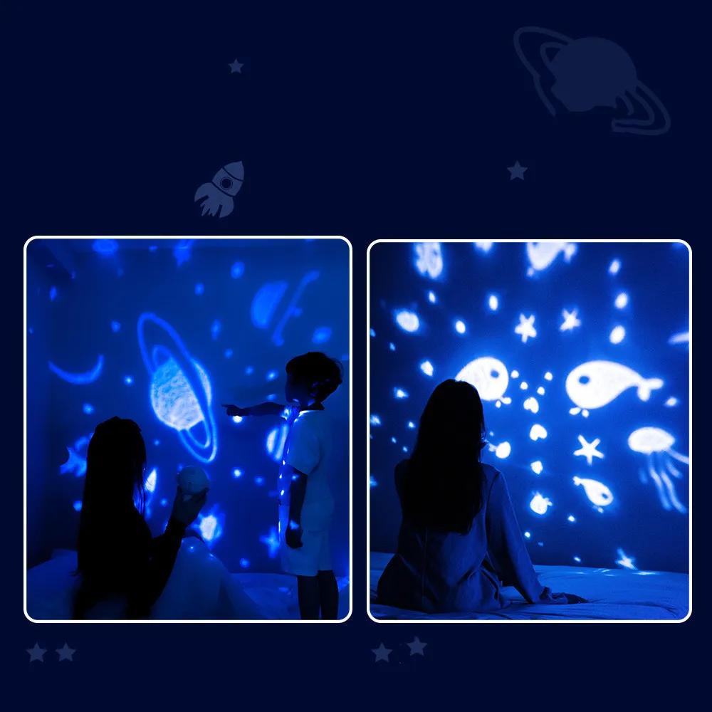 Galaxy Star Projector Starry Sky Night Light Astronaut Lamp Room Decr Gift Child Kids Baby Christmas Spaceman Projection – image 9