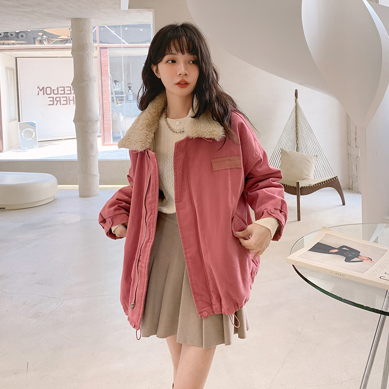 Plush Thick Loose Cotton Jacket
