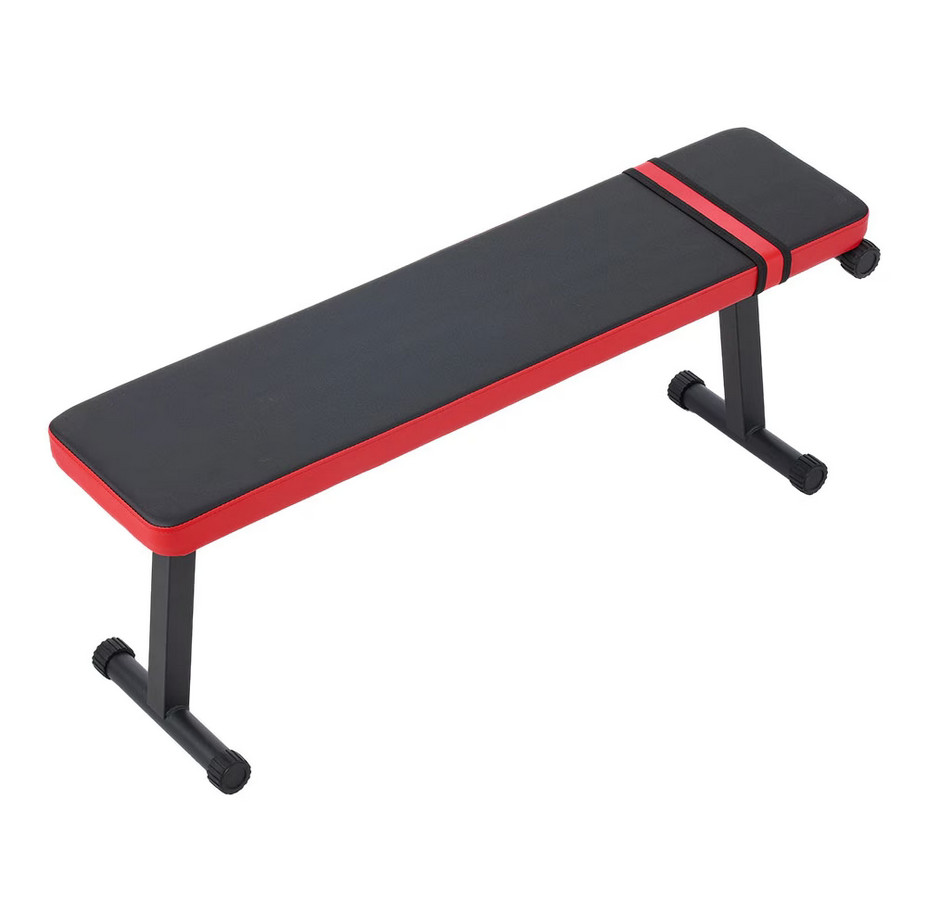Flat Weight Bench Foldable Strength Training Exercise Home Gym Workout Fitness 6