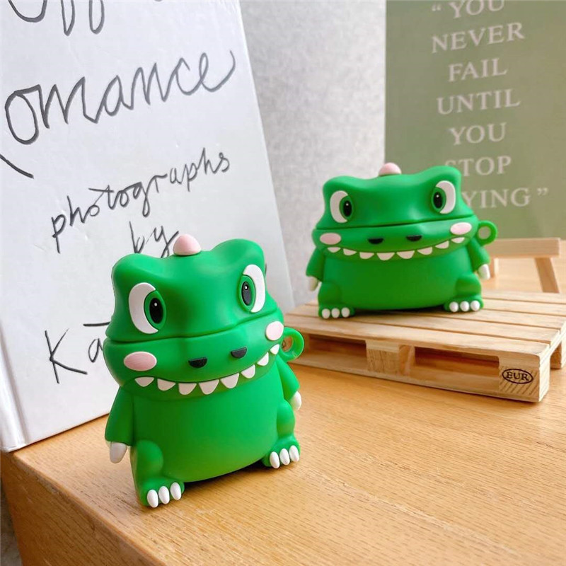 Creative Threedimensional Dinosaur Bluetooth Headset Protective Sleeve Cute Silicone - Image 4