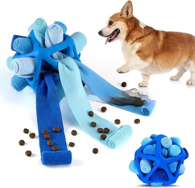 Pet Toy Pet Sniffing Ball Interactive Toy Light Blue Beach - Shop at LoveMi