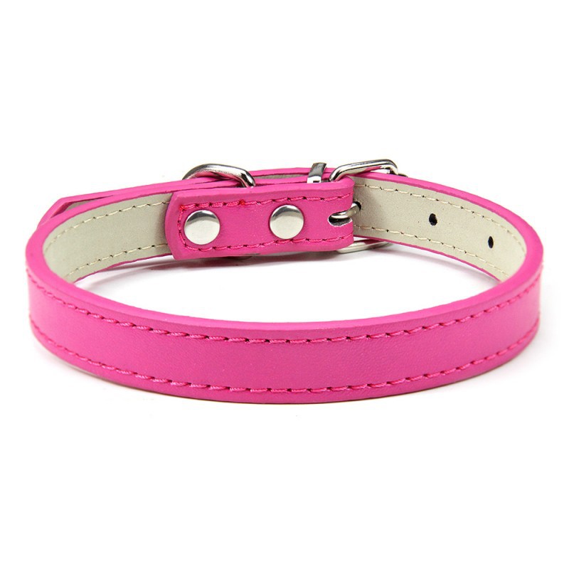 Title 7, Durable and comfortable PU leather pet collar, ...