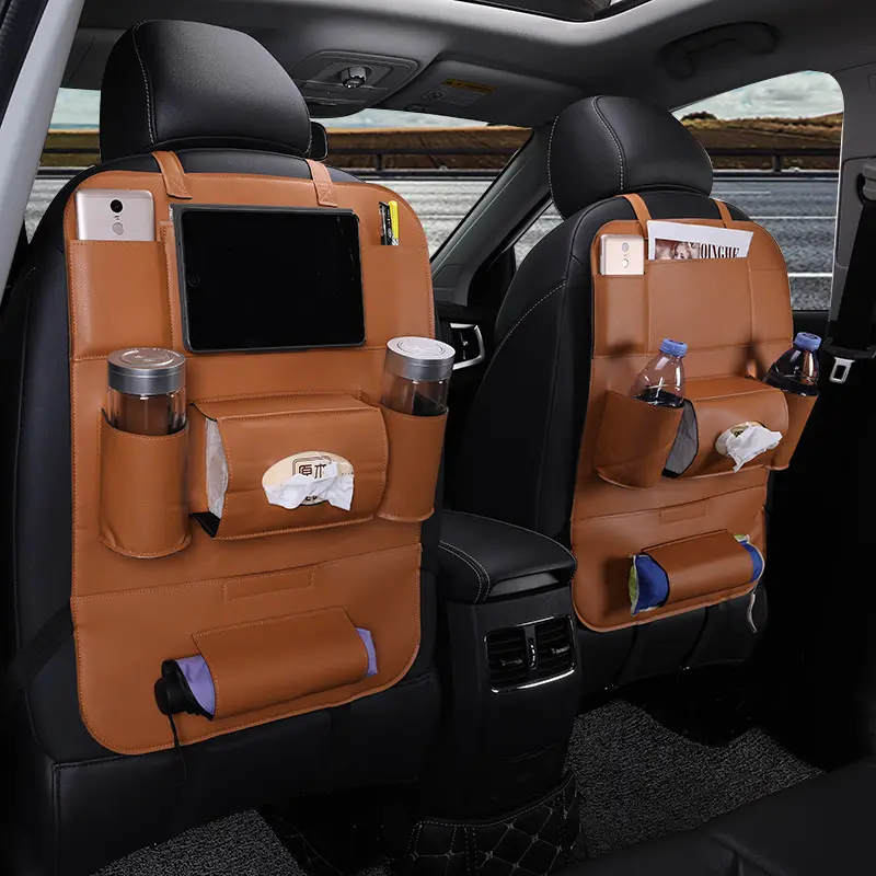 Car Interior Supplies Multifunctional Seat Back Leather