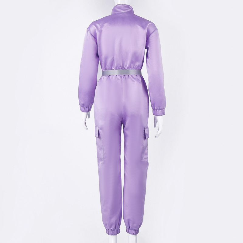 Title 12, Jumpsuit met ritssluiting, halve opstaande kraa...