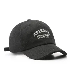 Wash The Old Letter Cowboy European And American Fashion - Black - View 1