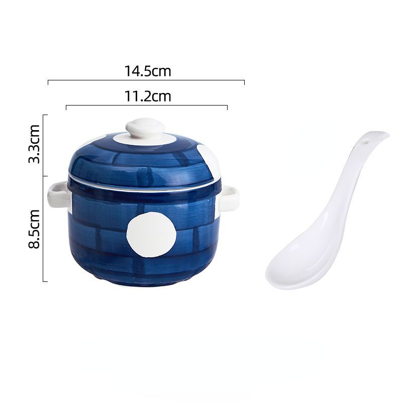 Title 10, Japanese Style Hotel Ceramic Stew Pot With Lid