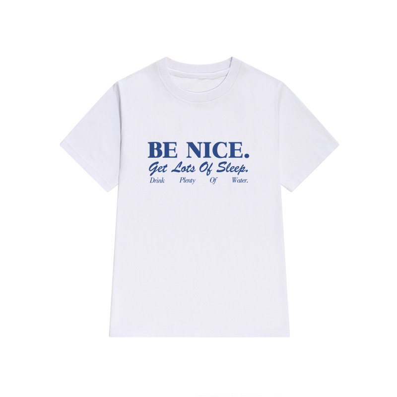 Humorous Letter T-shirt Women's Short-sleeved Loose