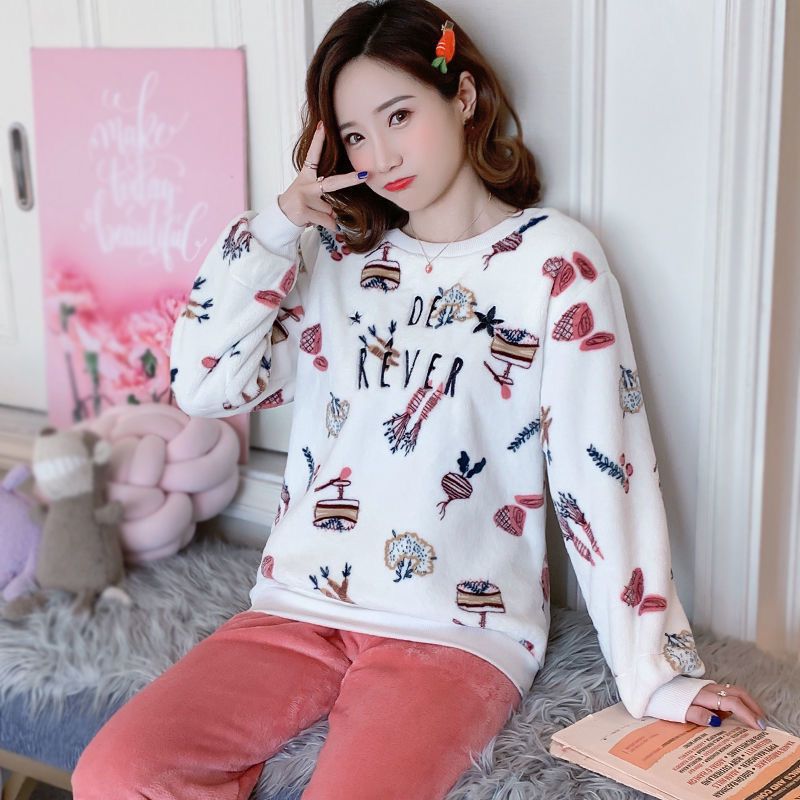 Title 4, Winter Coral Fleece Pajamas Women