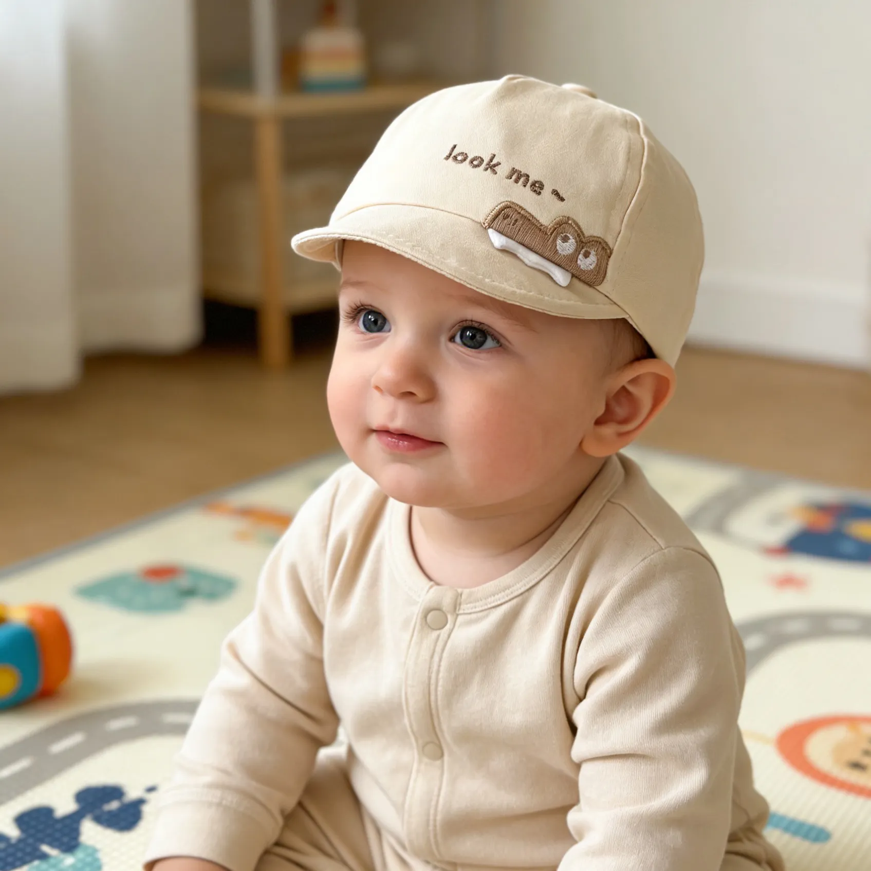 Summer Children's Cartoon Crocodile Letter Embroidery Cute