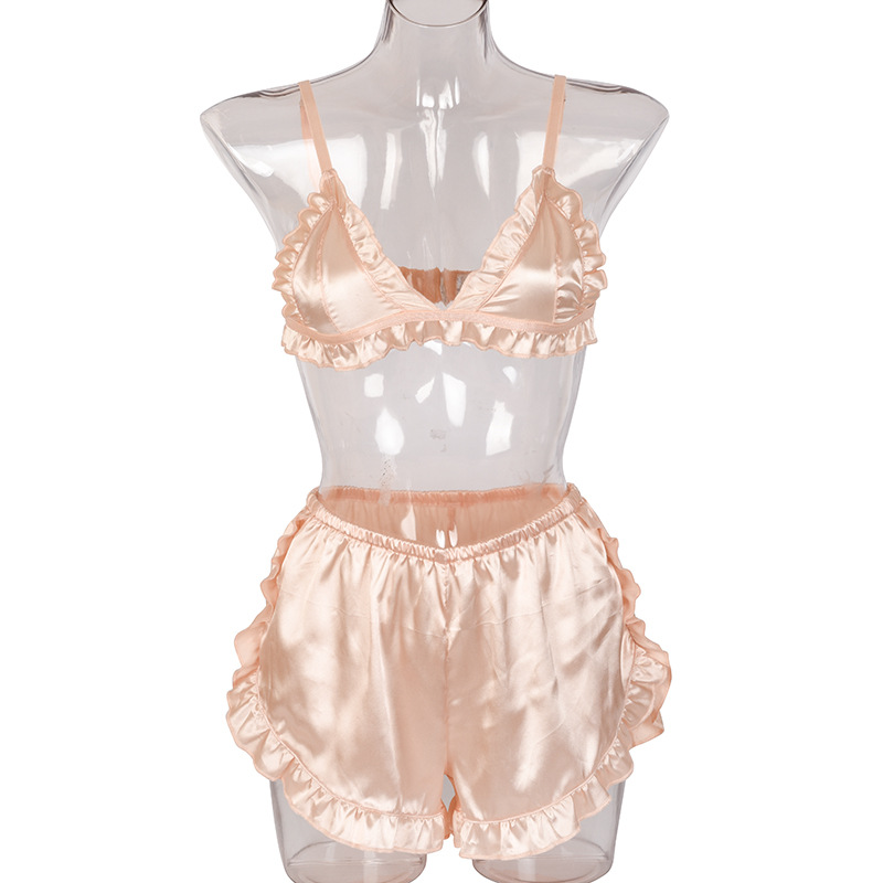 Title 6, Silk Silk Sexy Suspender Underwear Shorts Suit ...