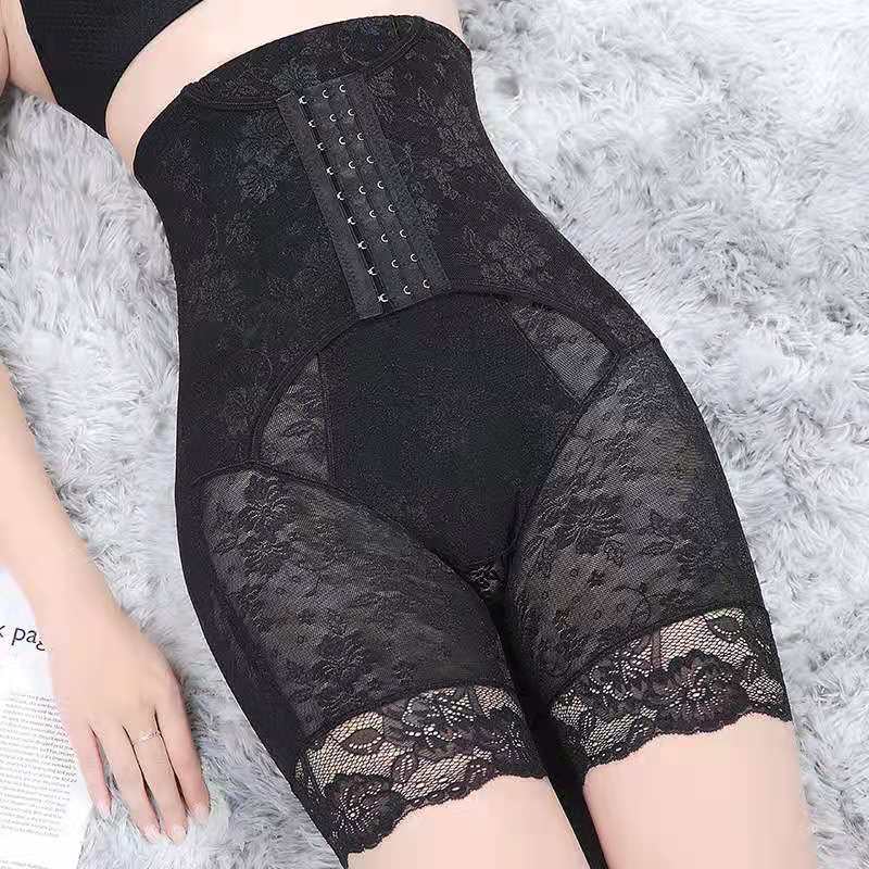 Women's High Waist Belly Buttoned Back Pull-off Panties